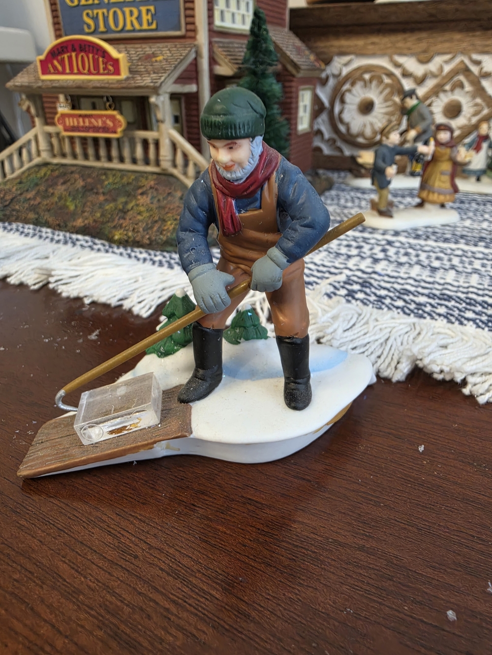 Department 56 Heritage Village Replacement Blue Star Ice Harvester